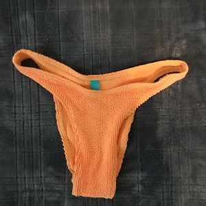 Tangerine/Orange Bond-Eye Bikini Cheeky Bottoms